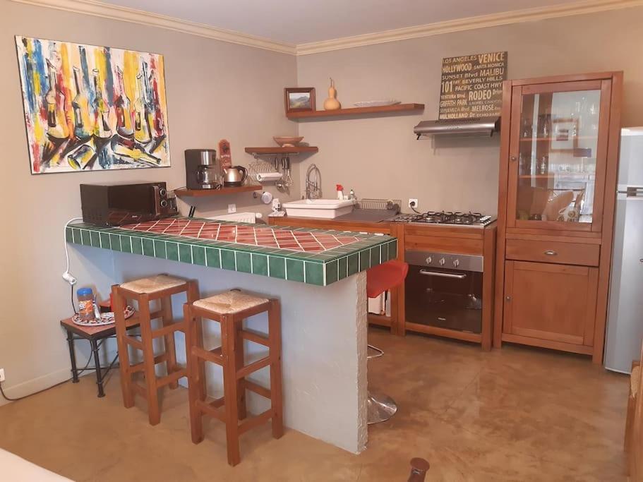 Les Pierres Blondes Apartamento Montpeyroux  Exterior foto